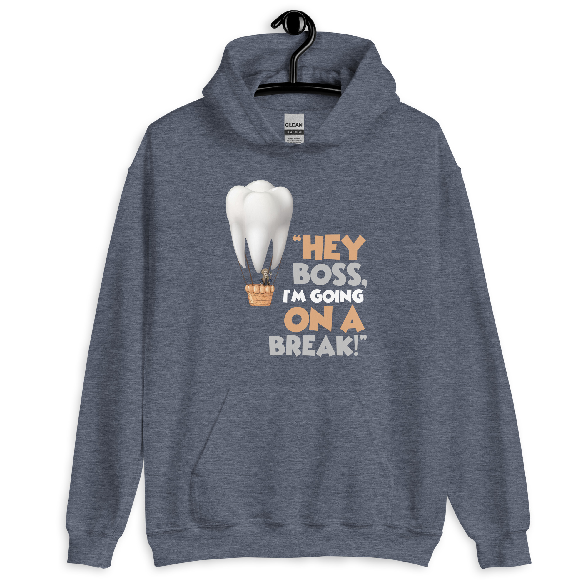 Hey boss, I'm going on a break! Joe Dirt Unisex Hoodie - Image 8