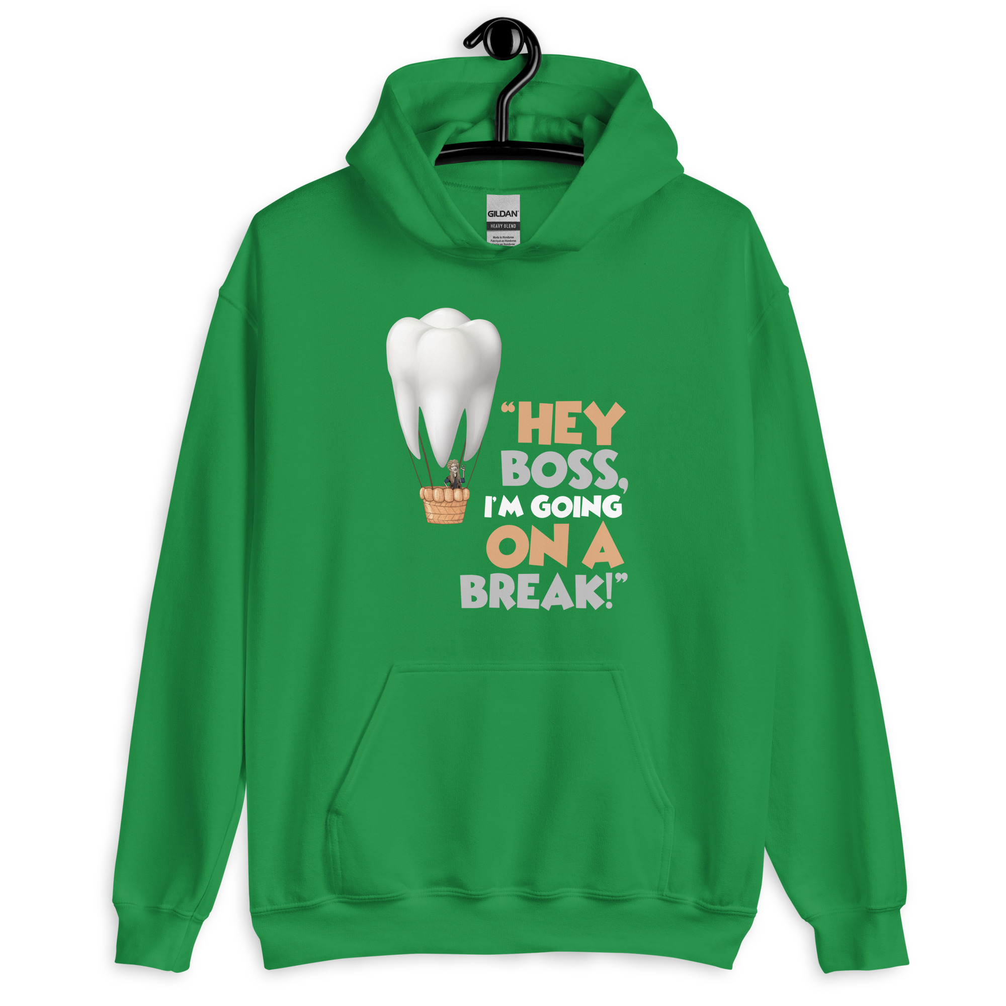 Hey boss, I'm going on a break! Joe Dirt Unisex Hoodie - Image 9