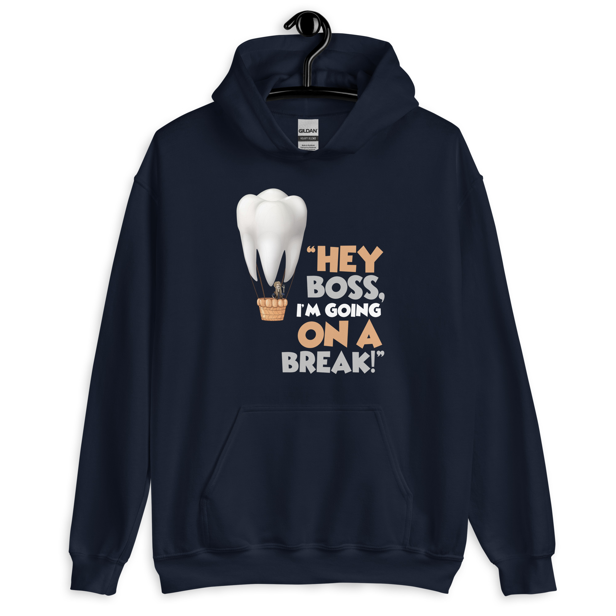 Hey boss, I'm going on a break! Joe Dirt Unisex Hoodie - Image 2