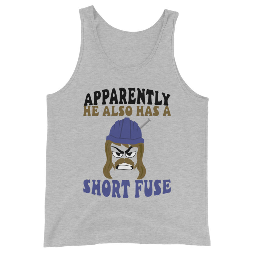 Apparently he also has a short fuse. -Happy, Happy Gilmore Men's Tank Top - Image 2