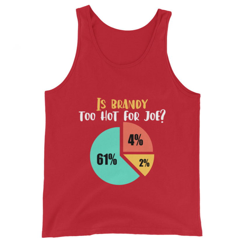 Is brandy too hot for joe - Joe Dirt Film Men's Tank Top - Image 3