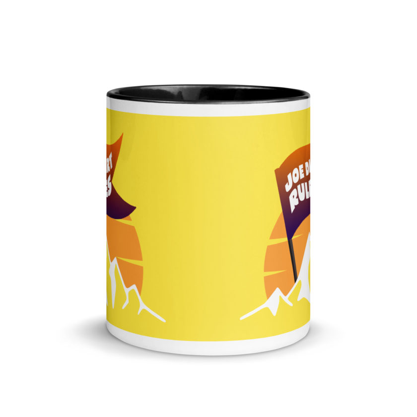Joe Dirt Rules Mug with Color Inside - Image 3