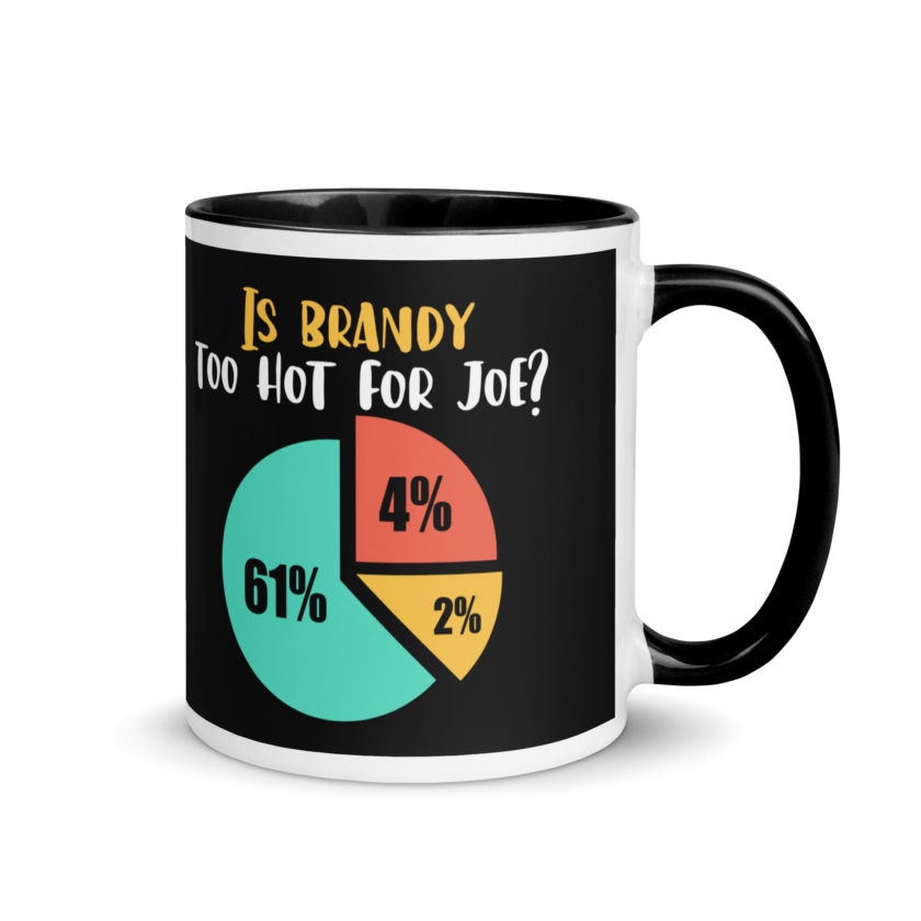 Is brandy too hot for joe - Joe Dirt Film Mug with Color Inside - Image 2