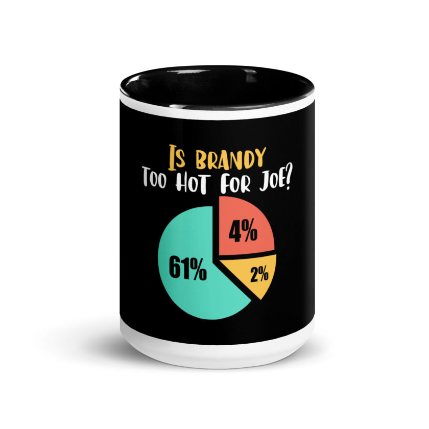 Is brandy too hot for joe - Joe Dirt Film Mug with Color Inside - Image 5