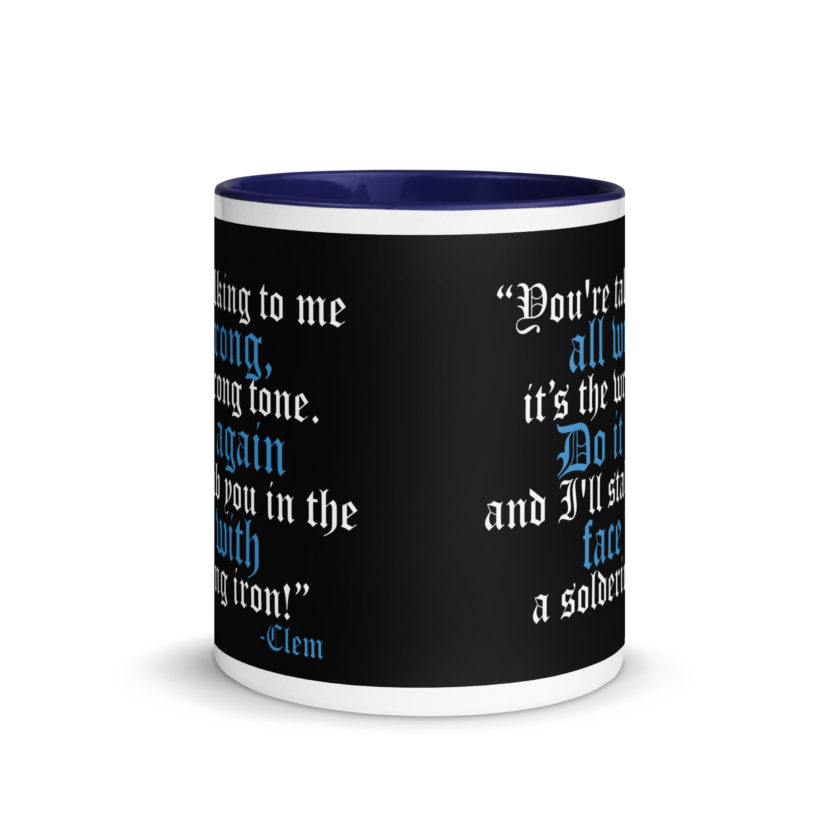 You're talking to me all wrong, its the wrong tone. Do it again and I'll stab you in the face with a soldering iron! -Clem, Joe Dirt Film - Image 8