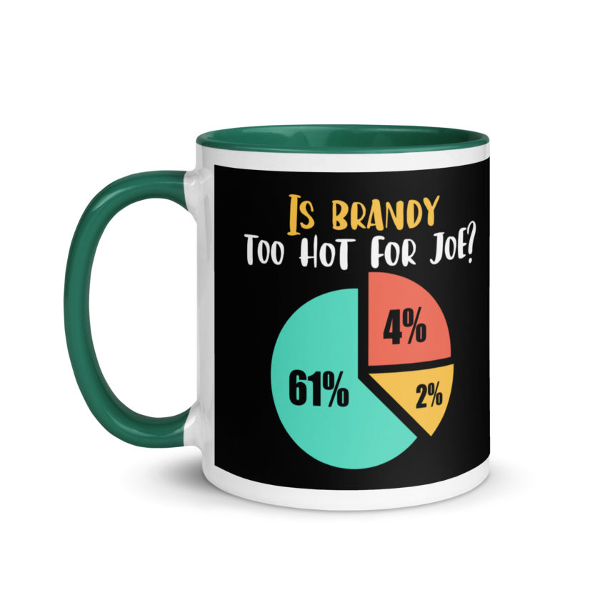 Is brandy too hot for joe - Joe Dirt Film Mug with Color Inside - Image 18