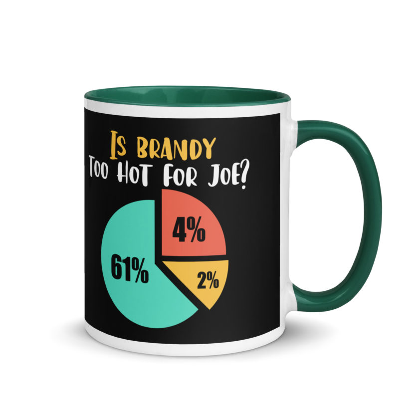 Is brandy too hot for joe - Joe Dirt Film Mug with Color Inside - Image 16