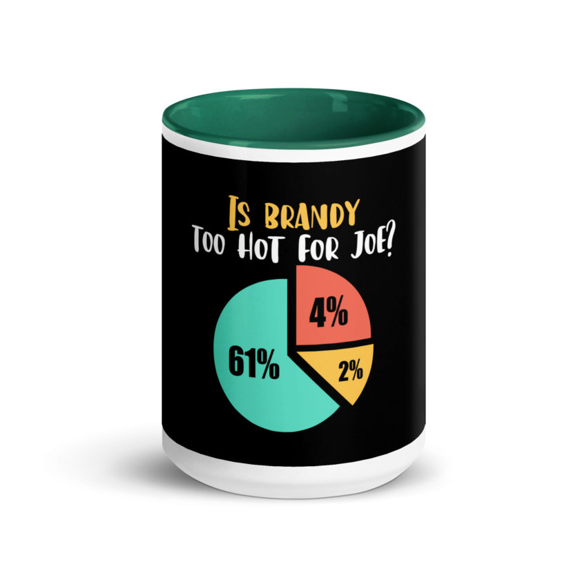 Is brandy too hot for joe - Joe Dirt Film Mug with Color Inside - Image 20