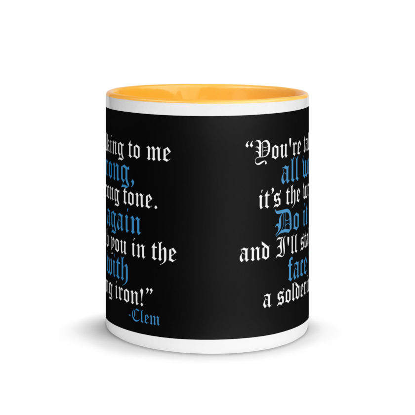 You're talking to me all wrong, its the wrong tone. Do it again and I'll stab you in the face with a soldering iron! -Clem, Joe Dirt Film - Image 35