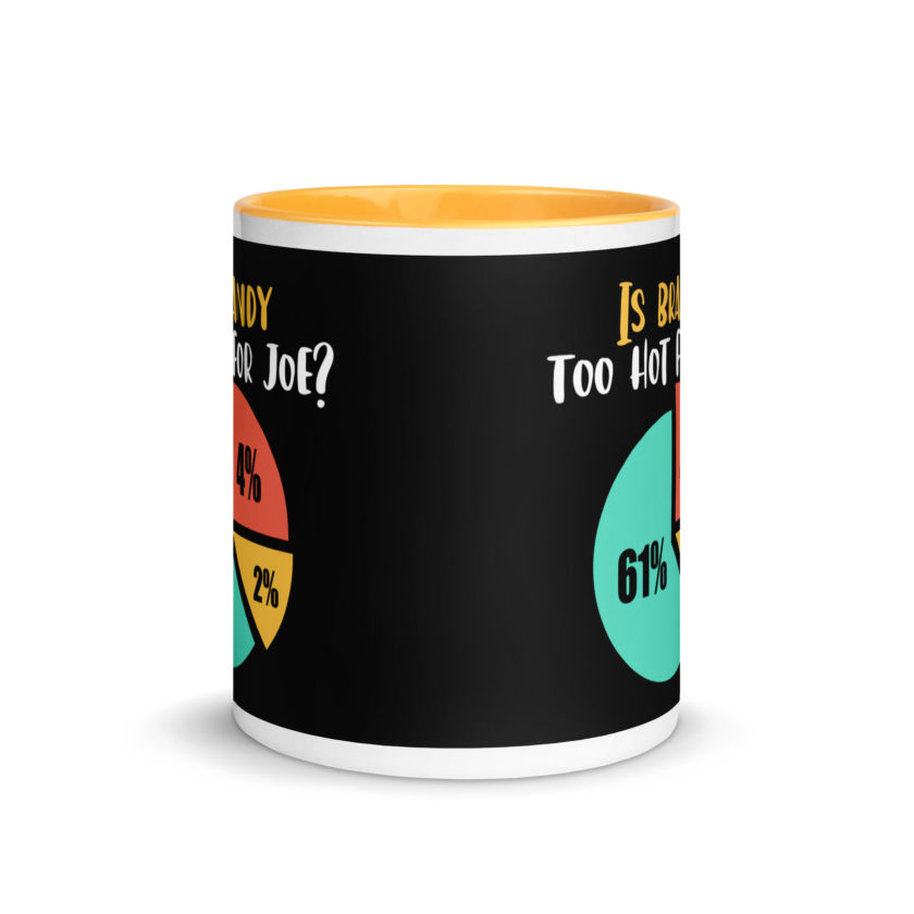 Is brandy too hot for joe - Joe Dirt Film Mug with Color Inside - Image 35