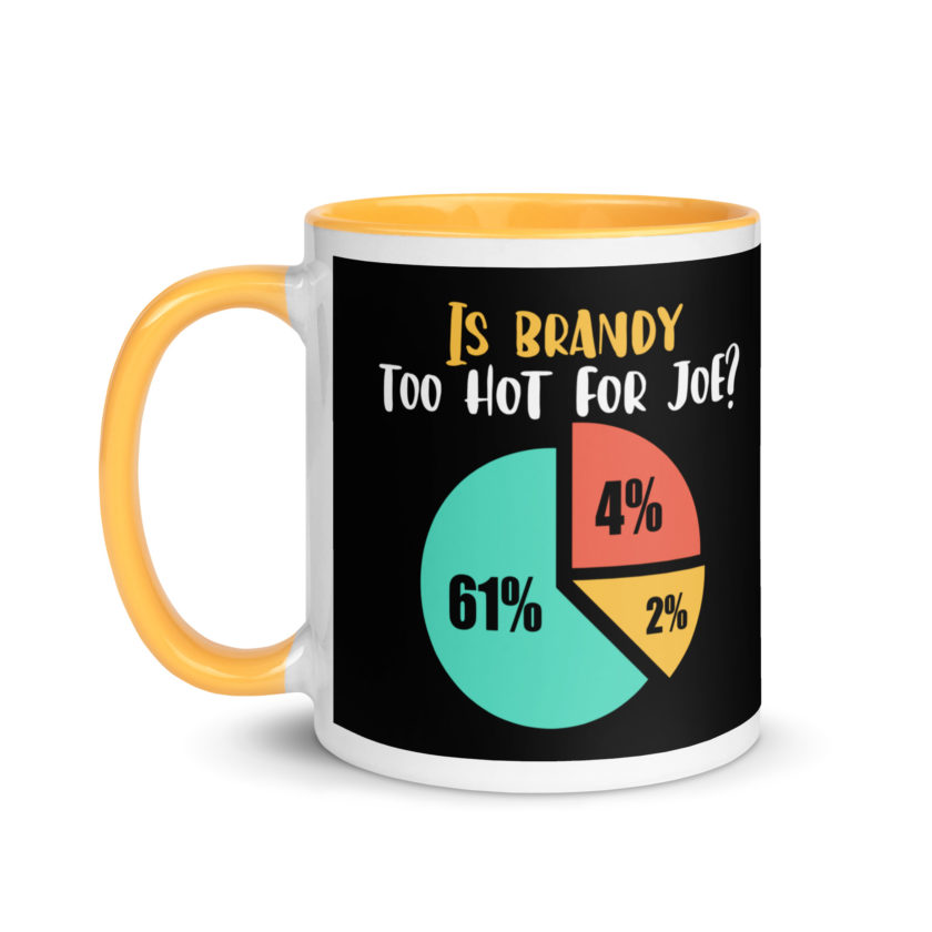 Is brandy too hot for joe - Joe Dirt Film Mug with Color Inside - Image 36