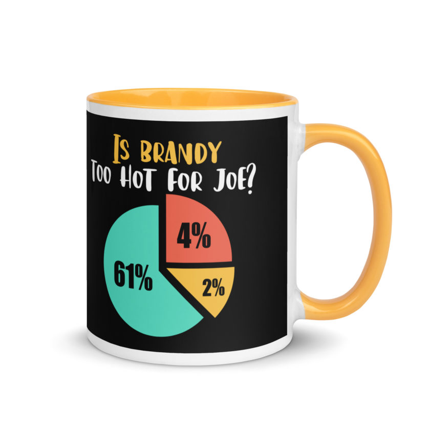 Is brandy too hot for joe - Joe Dirt Film Mug with Color Inside - Image 34