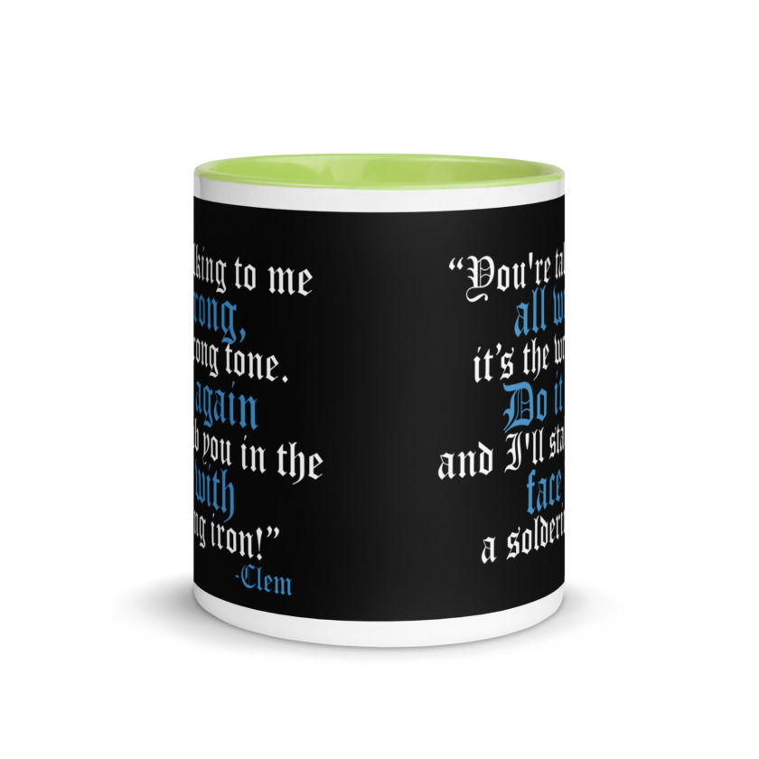 You're talking to me all wrong, its the wrong tone. Do it again and I'll stab you in the face with a soldering iron! -Clem, Joe Dirt Film - Image 38
