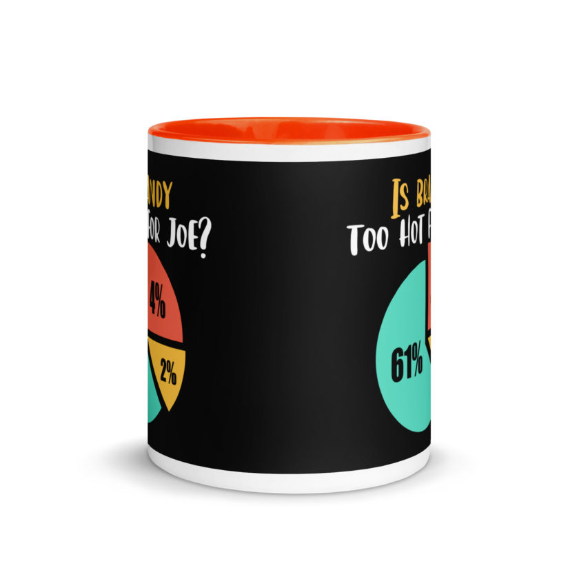 Is brandy too hot for joe - Joe Dirt Film Mug with Color Inside - Image 23