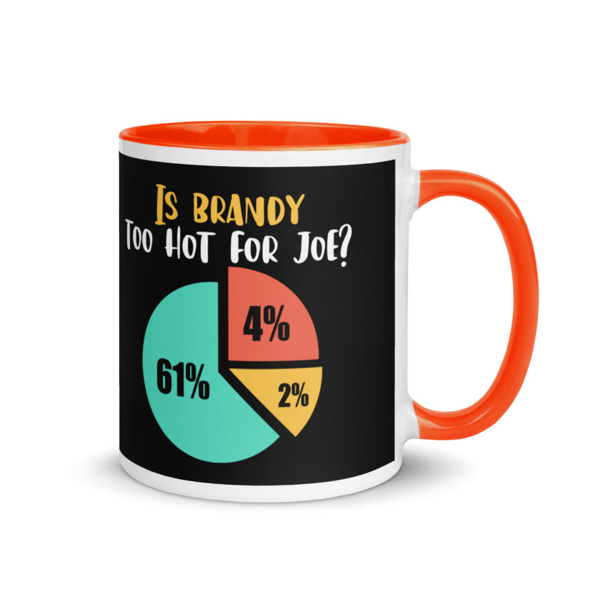 Is brandy too hot for joe - Joe Dirt Film Mug with Color Inside - Image 22