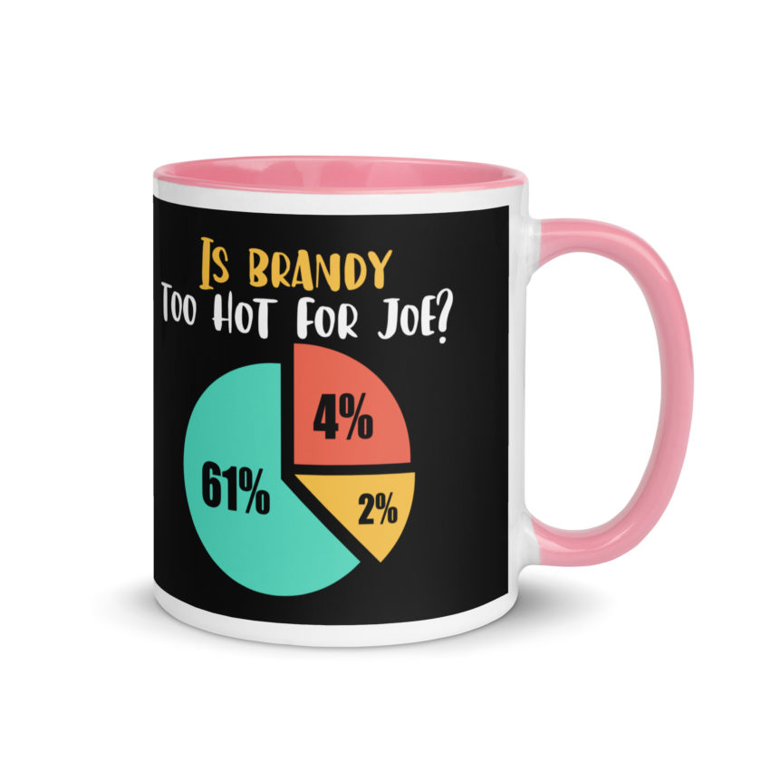 Is brandy too hot for joe - Joe Dirt Film Mug with Color Inside - Image 31
