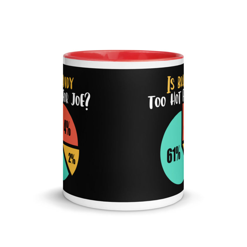 Is brandy too hot for joe - Joe Dirt Film Mug with Color Inside - Image 11