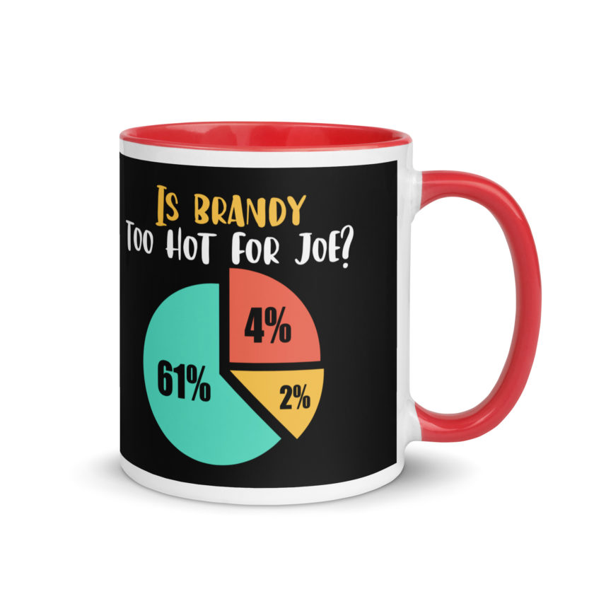 Is brandy too hot for joe - Joe Dirt Film Mug with Color Inside - Image 10