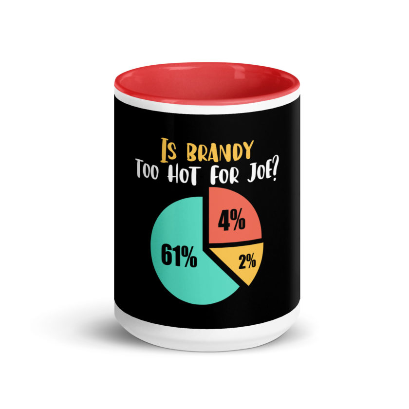 Is brandy too hot for joe - Joe Dirt Film Mug with Color Inside - Image 14
