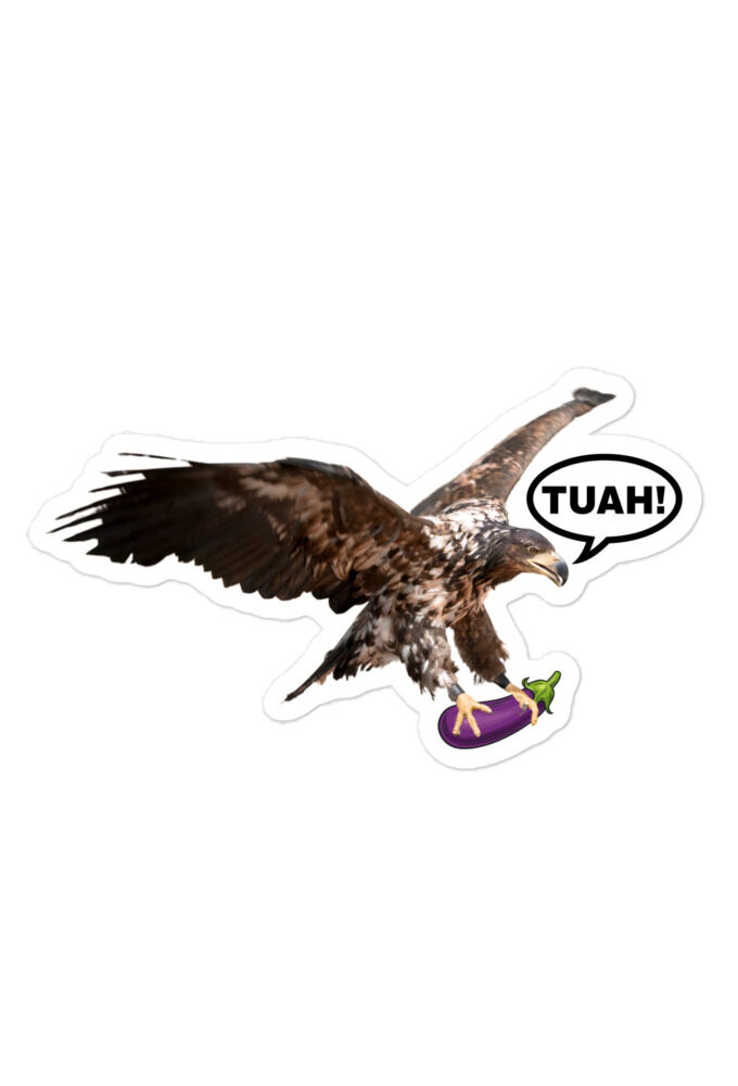 HAWK TUAH! Bubble-free stickers