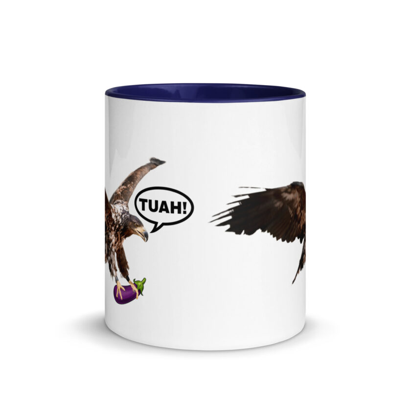 HAWK TUAH! Mug with Color Inside - Image 9
