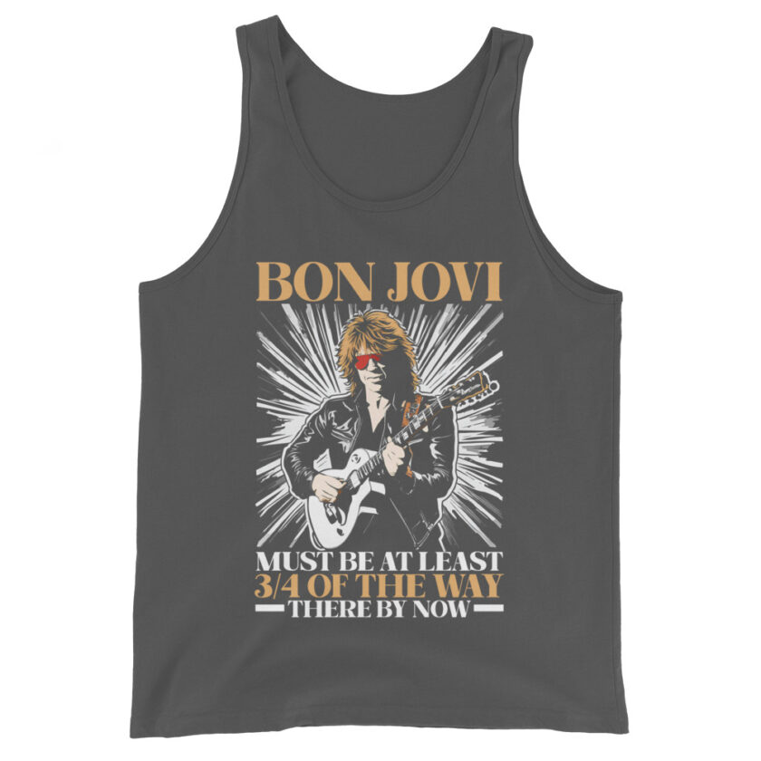 Bon Jovi Must be At least 3/4 of the Way There By Now Men's Tank Top - Image 6
