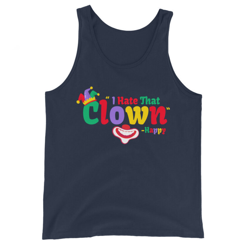 I hate that clown! -Happy, Happy Gilmore Men's Tank Top - Image 3