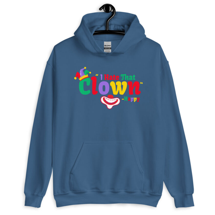 I hate that clown! -Happy, Happy Gilmore Unisex Hoodie - Image 13