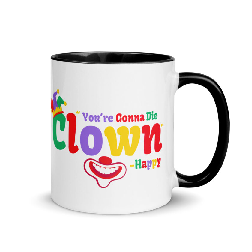 I hate that clown! -Happy, Happy Gilmore Mug with Color Inside - Image 2