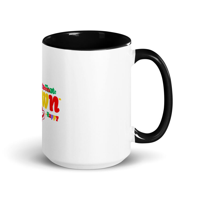 I hate that clown! -Happy, Happy Gilmore Mug with Color Inside - Image 5