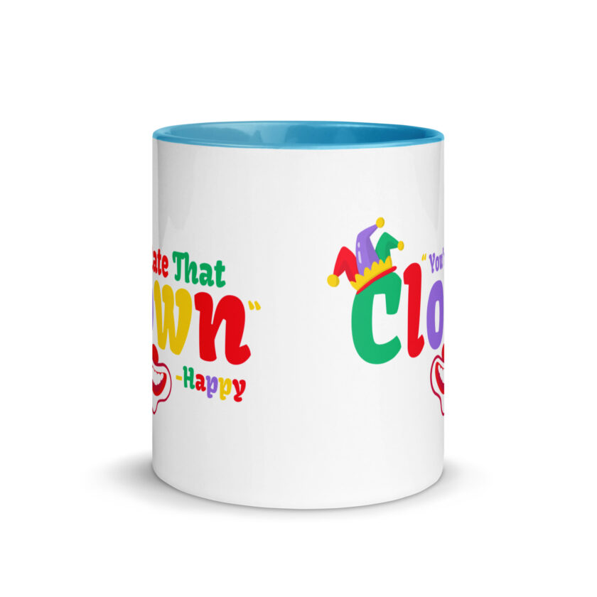 I hate that clown! -Happy, Happy Gilmore Mug with Color Inside - Image 26