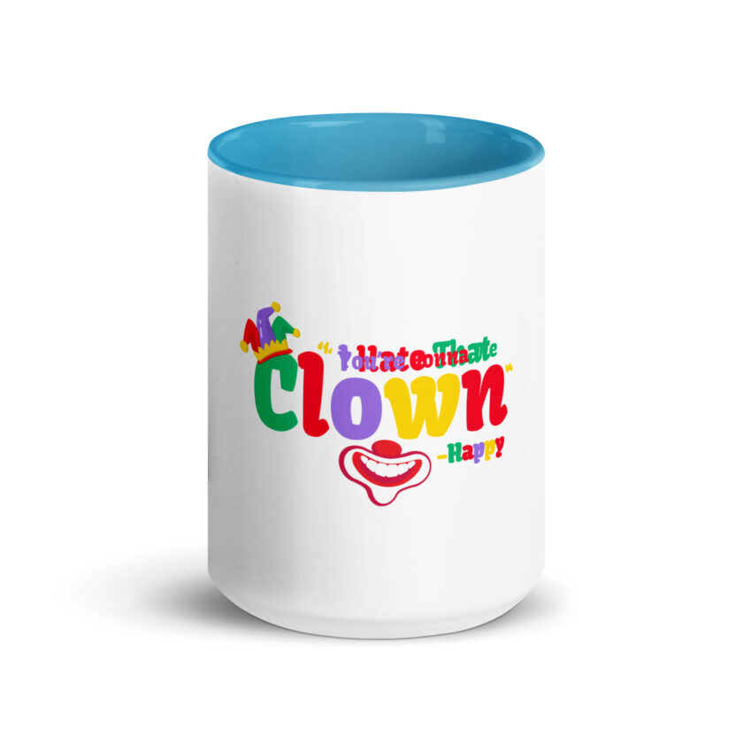 I hate that clown! -Happy, Happy Gilmore Mug with Color Inside - Image 29