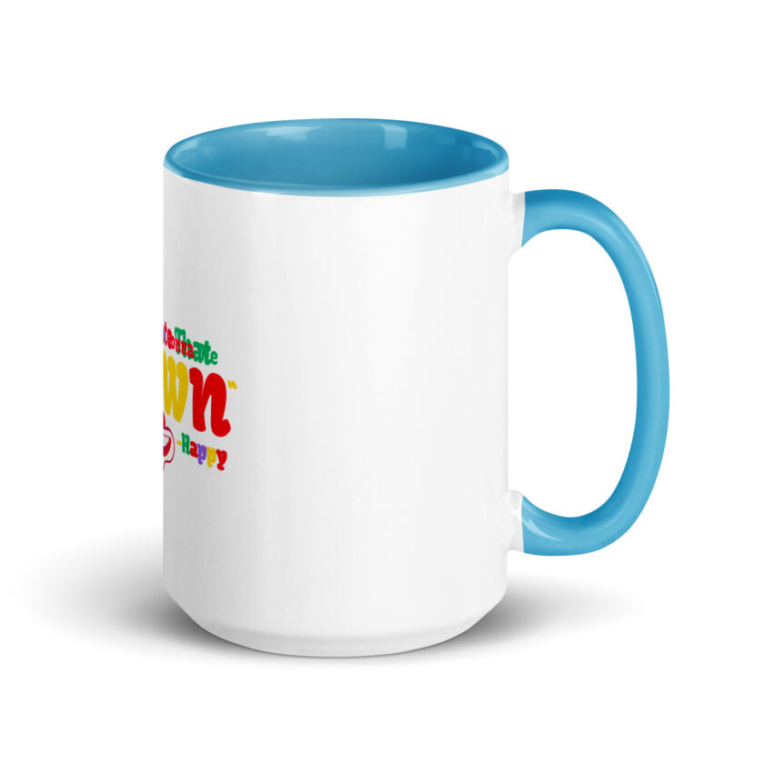 I hate that clown! -Happy, Happy Gilmore Mug with Color Inside - Image 28