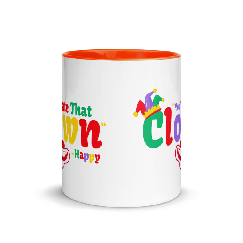 I hate that clown! -Happy, Happy Gilmore Mug with Color Inside - Image 23