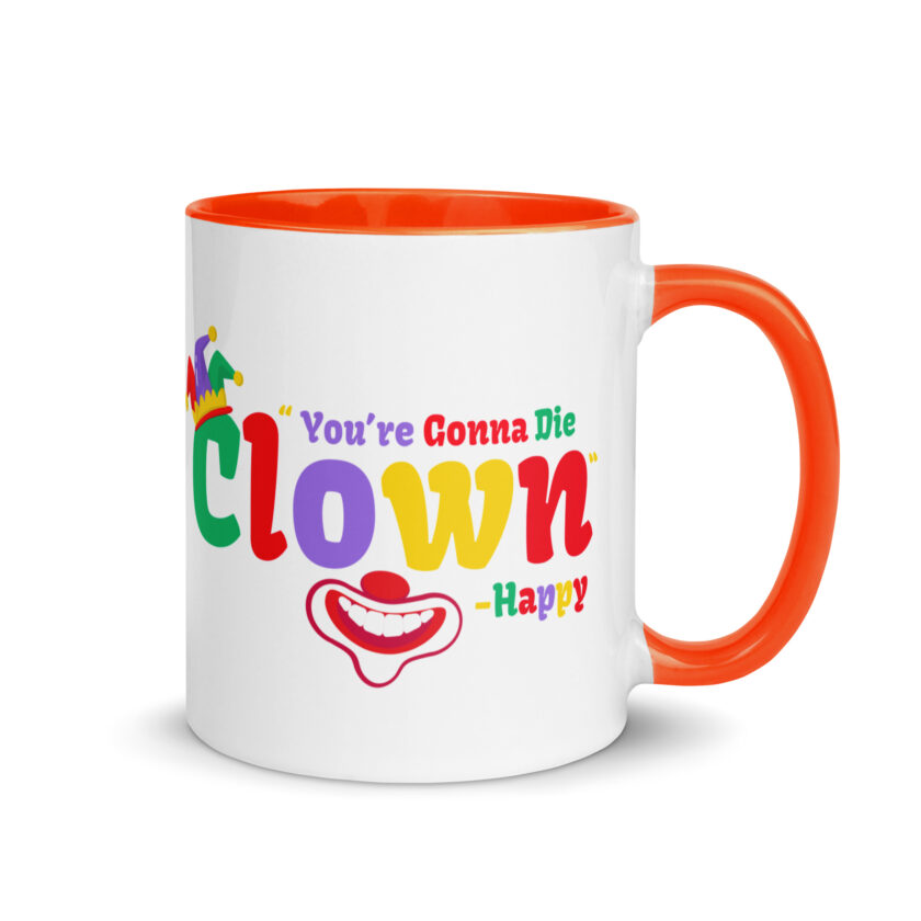 I hate that clown! -Happy, Happy Gilmore Mug with Color Inside - Image 22