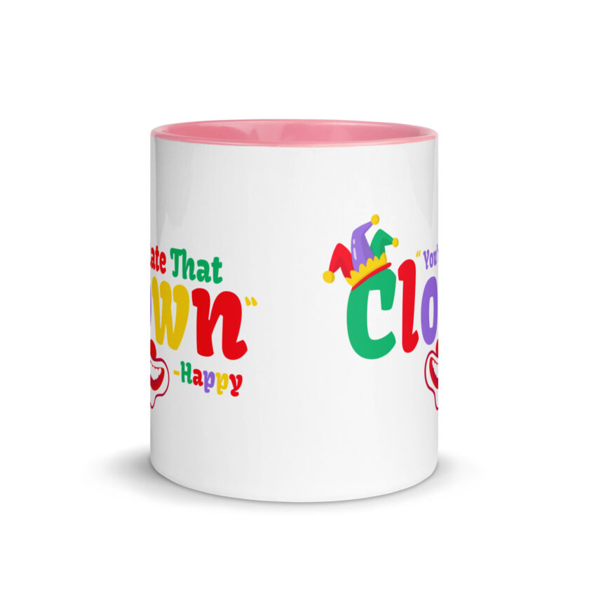 I hate that clown! -Happy, Happy Gilmore Mug with Color Inside - Image 32