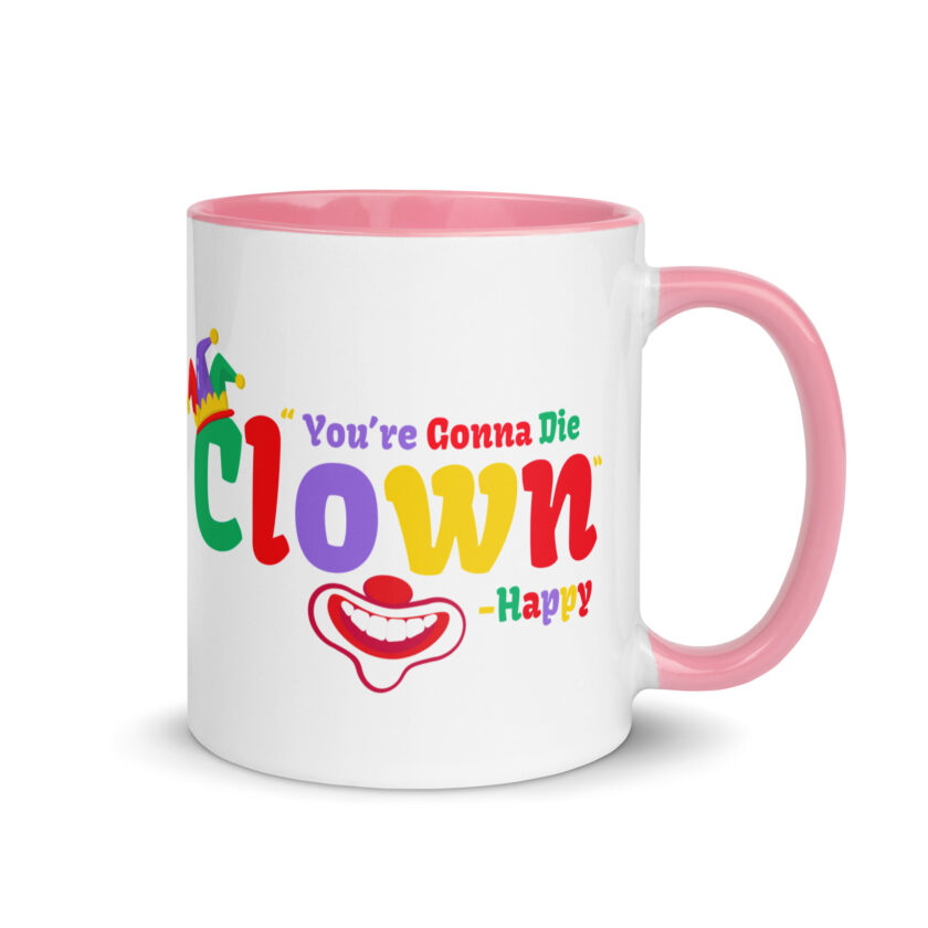 I hate that clown! -Happy, Happy Gilmore Mug with Color Inside - Image 31