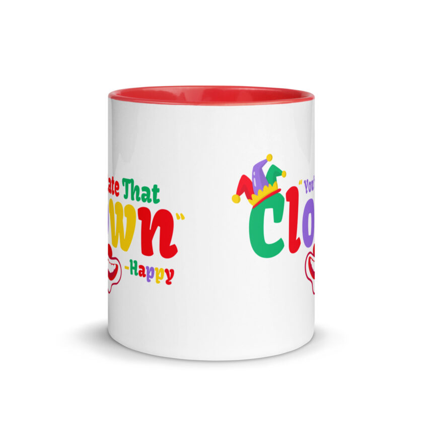 I hate that clown! -Happy, Happy Gilmore Mug with Color Inside - Image 12