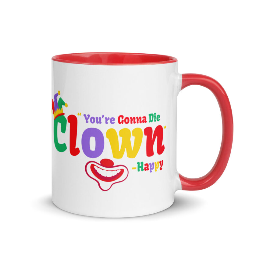I hate that clown! -Happy, Happy Gilmore Mug with Color Inside - Image 11